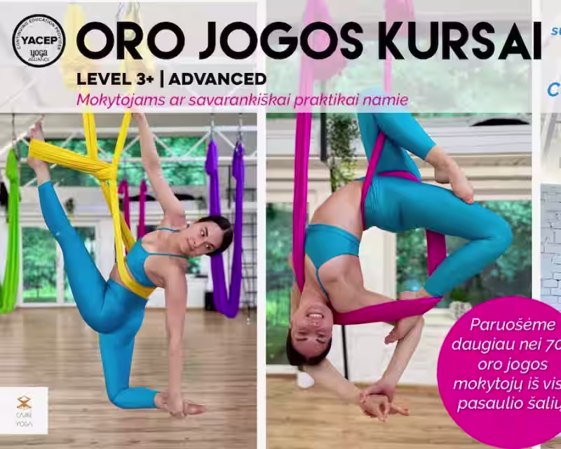 Oro jogos kursai Level 3+ su CamiyogAIR (LT) | Pažengusių triukai, sekos ir kombinacijos nuotrauka 1