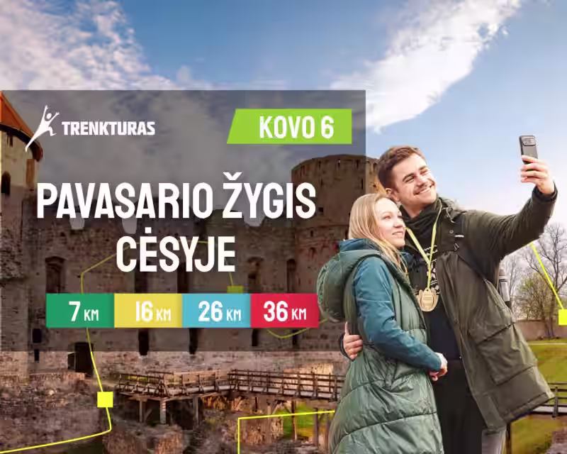 TrenkTuras: Pavasario žygis Cėsyje nuotrauka 1