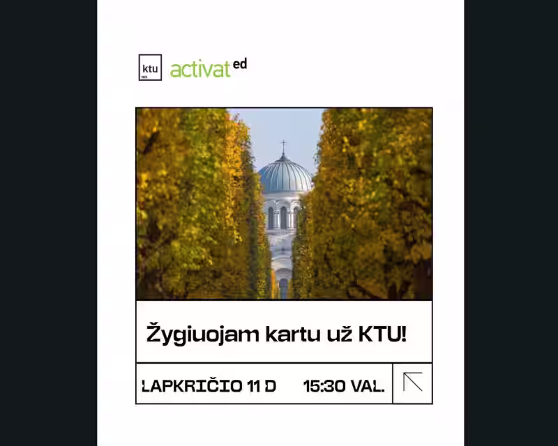 Žygiuojam kartu už KTU! | LAPKRIČIO 11 D. nuotrauka 1