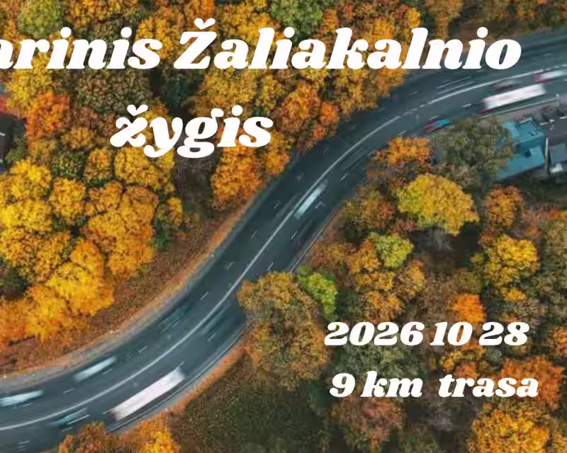 Vakarinis Žaliakalnio 9 km žygis "Ąžuolyno ratas" nuotrauka 1