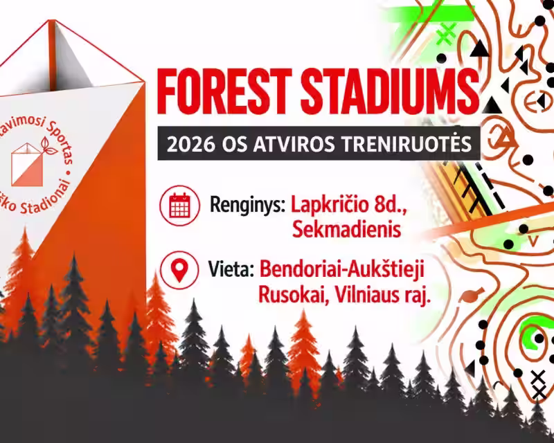 Orientavimosi Sportas Vilniuje rudens ir žiemos Sekmadieniais nuotrauka 1