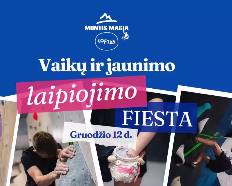Vaikų ir jaunimo laipiojimo fiesta! nuotrauka 1