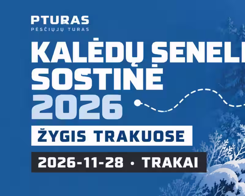 Kalėdų senelio sostinė 2026 – masinis kalėdinis žygis Trakuose nuotrauka 1