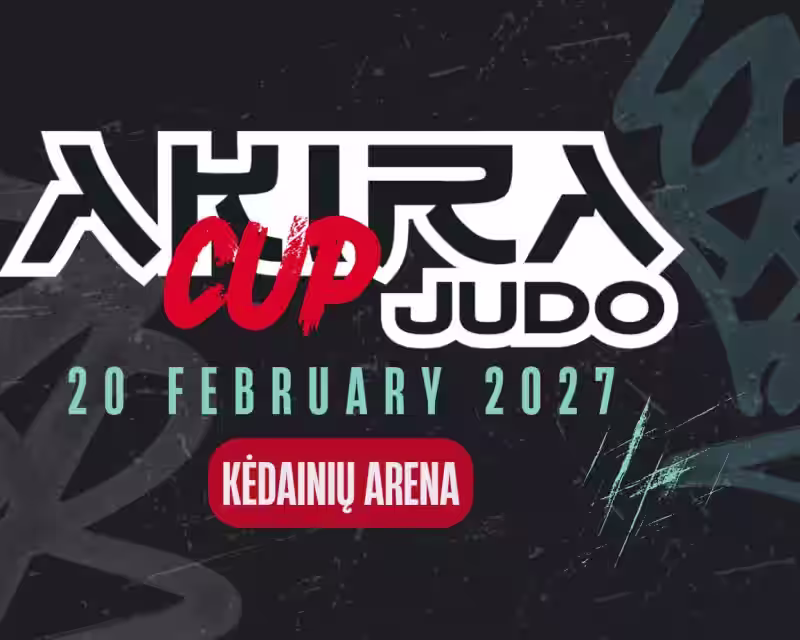 AKIRA JUDO CUP 2027 – INTERNATIONAL TOURNAMENT nuotrauka 1