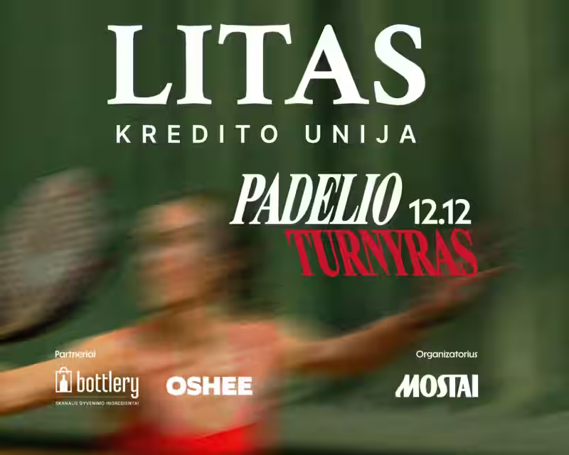 Kredito unija LITAS padelio turnyro │ 12.12 nuotrauka 1