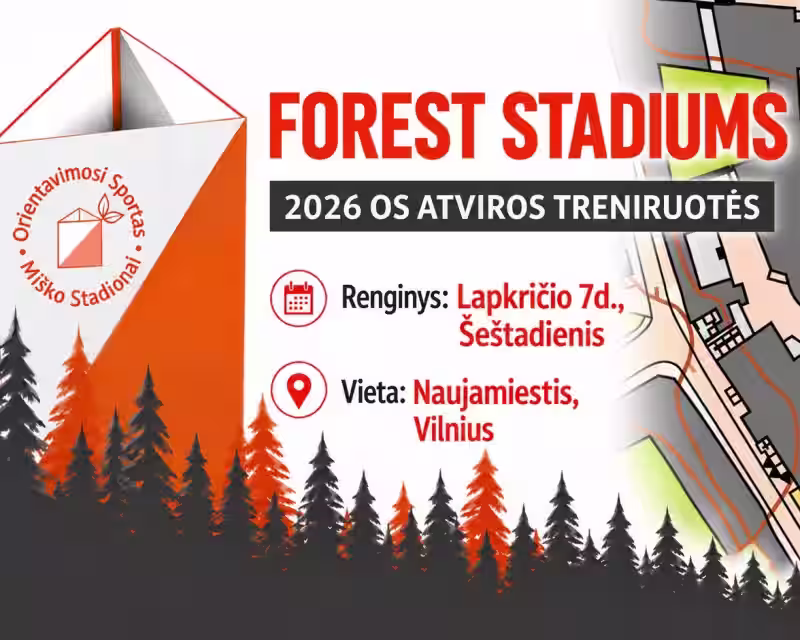 Orientavimosi Sportas Vilniuje rudens ir žiemos savaitgaliais nuotrauka 1