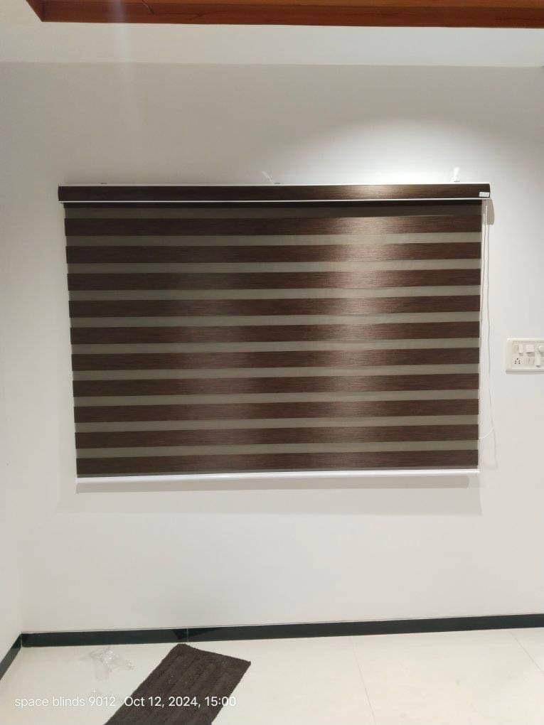 Brown Zebra Blinds