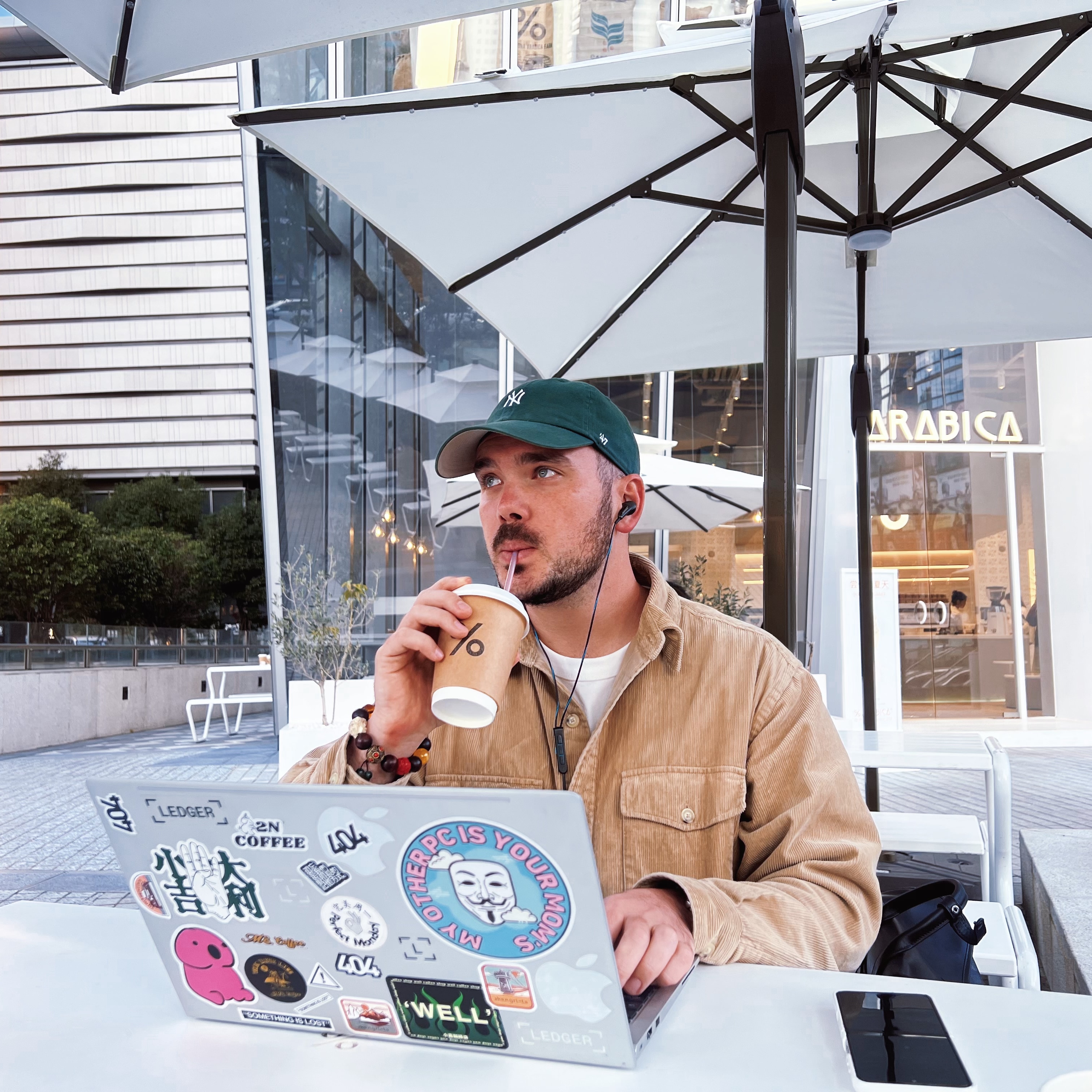 Cybersecurity freelancer working remotely