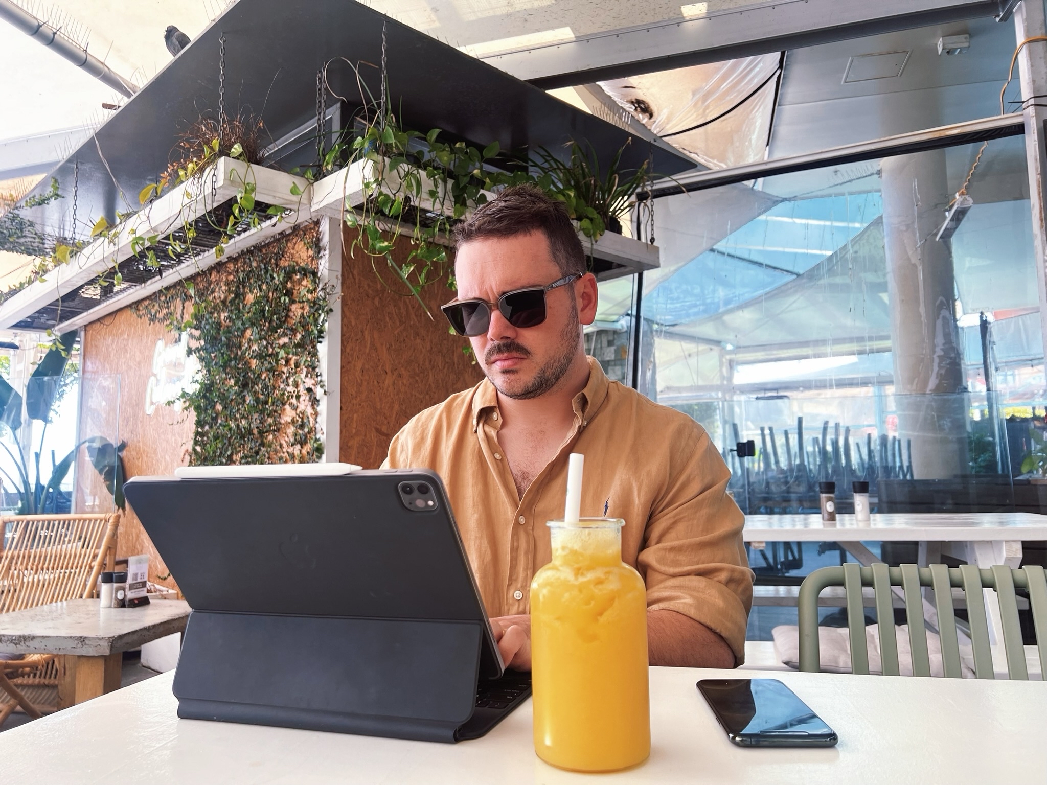 Independent cybersecurity expert working on a client project with tasks in progress