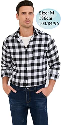 Vue 3 de Chemisier Carreaux Coton Homme