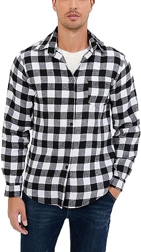 Vue 4 de Chemisier Carreaux Coton Homme