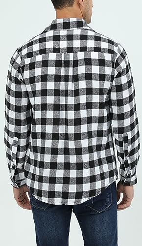 Vue 5 de Chemisier Carreaux Coton Homme