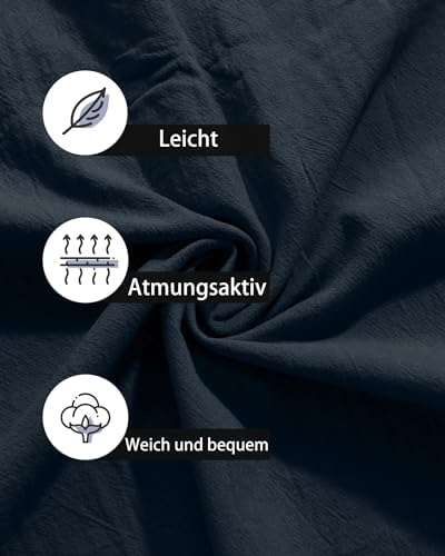 Vue 6 de Hommes Casual Coton Lin