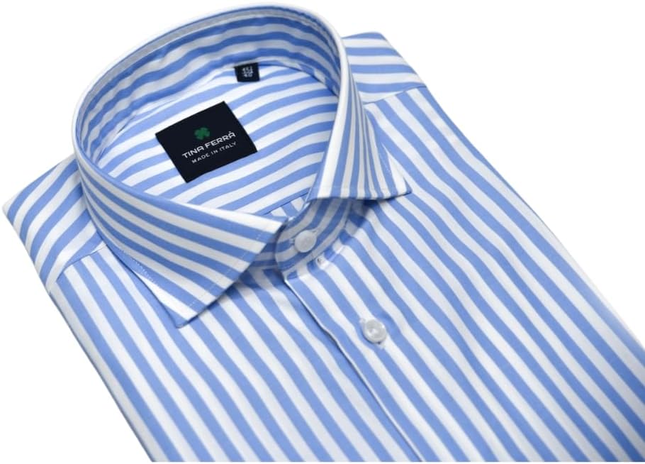 Vue 2 de Chemise Decontractee Rayee Elegante