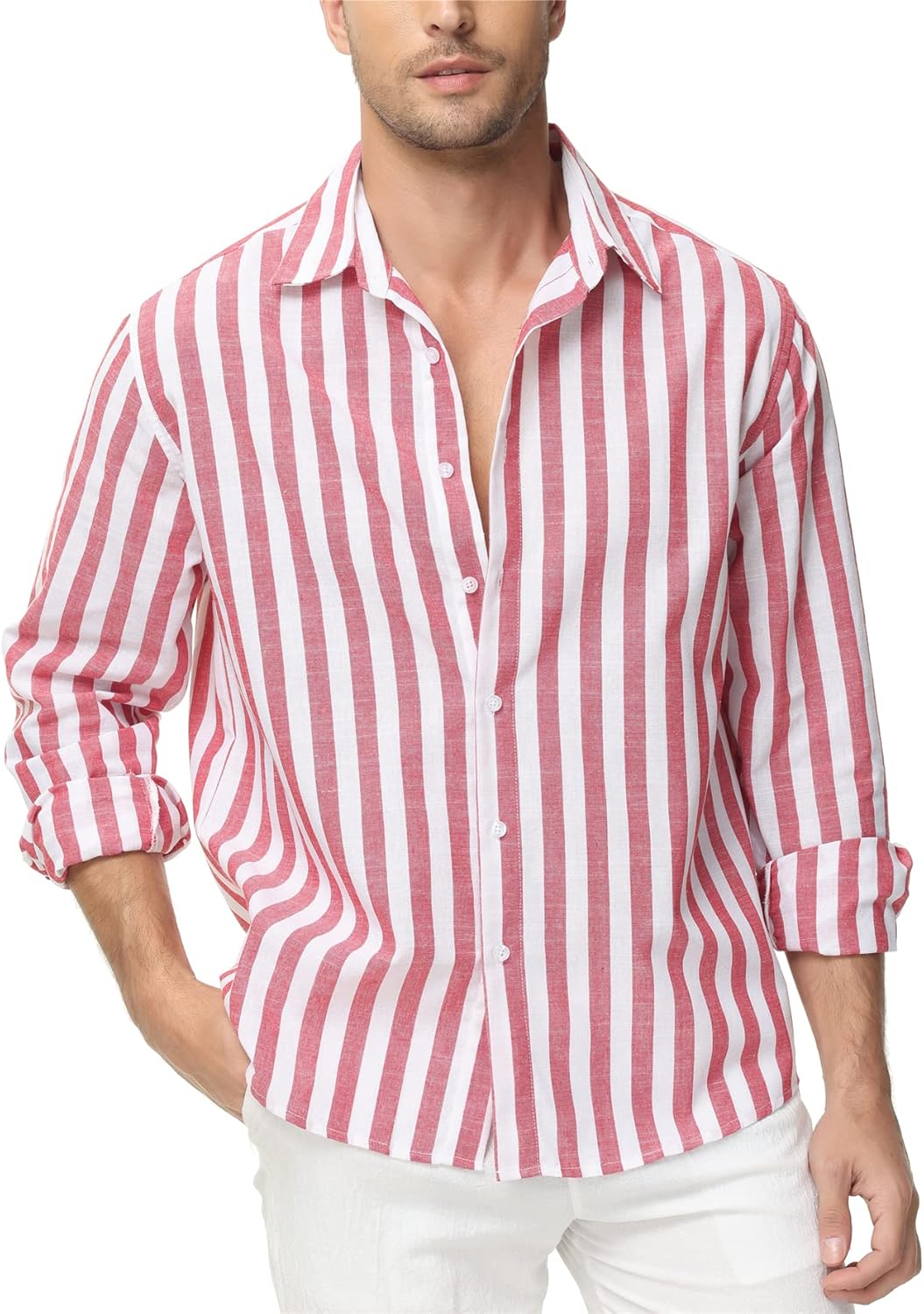 Chemise Homme Rayee Manches