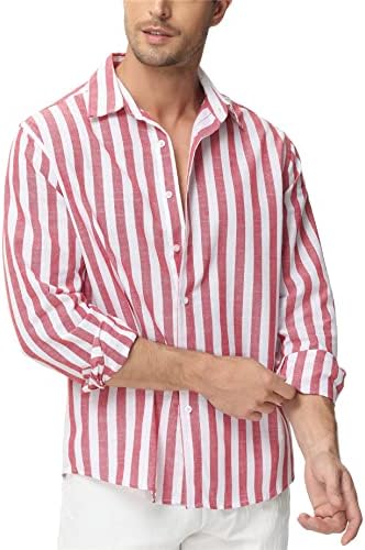 Vue 2 de Chemise Homme Rayee Manches