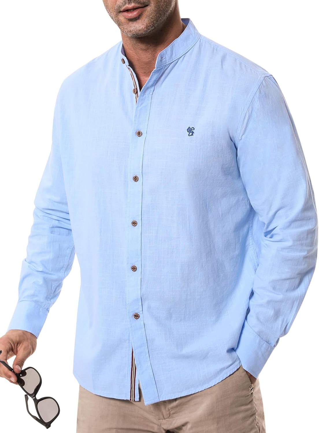 Hommes Chemise Manches Longues