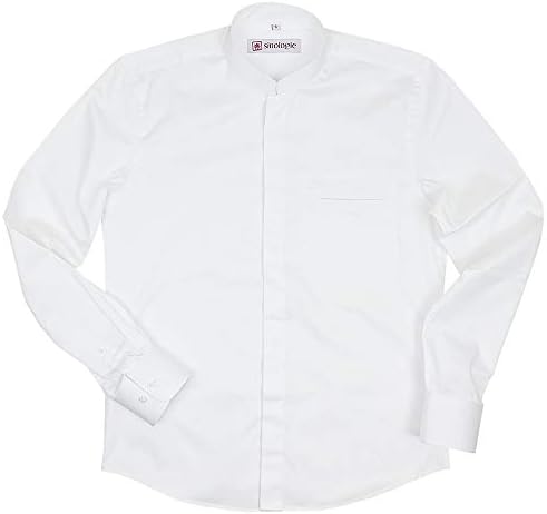 Vue 2 de Chemise Col Mao Mandarin