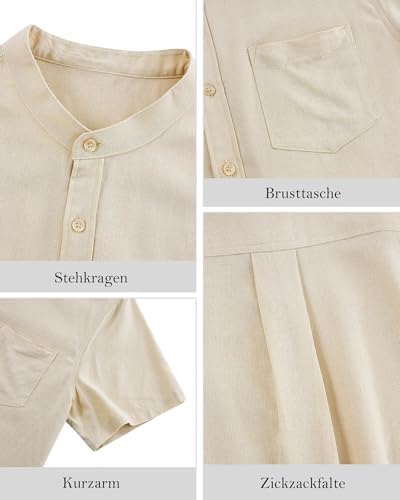 Vue 6 de Chemise Manches Courtes Hommes