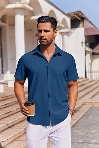 Vue 2 de Chemise Hommes Manches Courtes