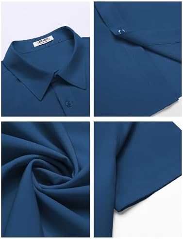 Vue 5 de Chemise Hommes Manches Courtes