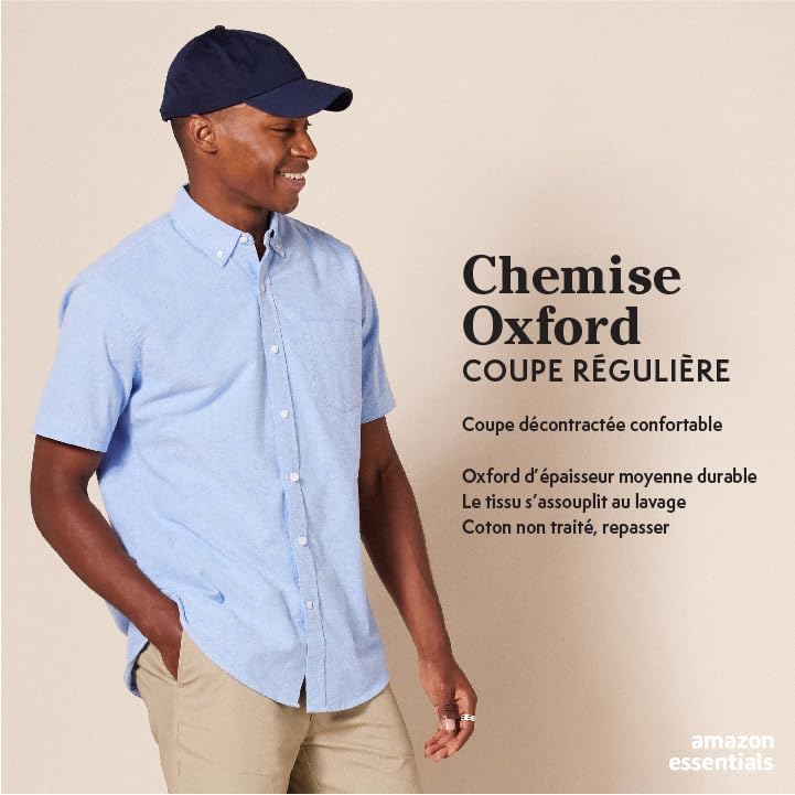 Vue 2 de Chemise Oxford Une