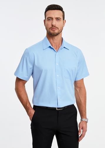Vue 2 de Chemise Homme Manches Courtes