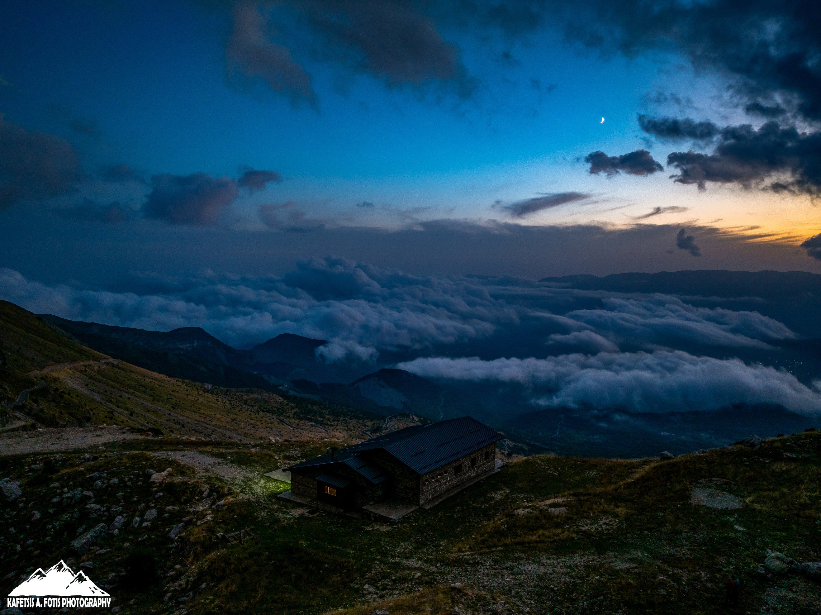 Image of clouds at dusk