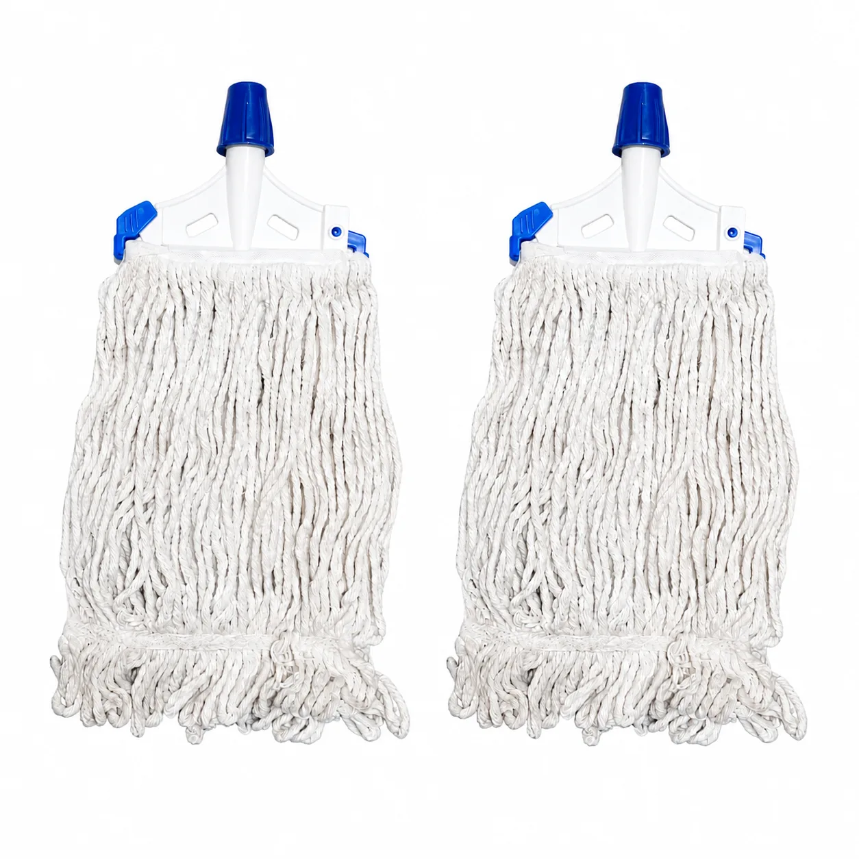 Prik Care Cotton Floor Mop Refill Head 300g 6 Inch White Without Stick – Pack of 2