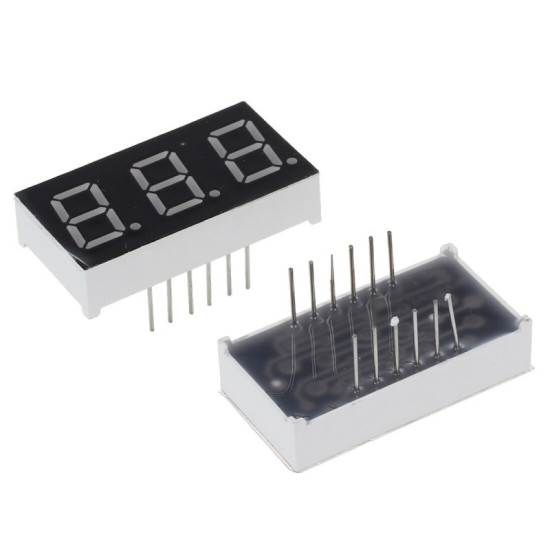 Afficheur 7 Segments 3 Digits 0.56" (Rouge) — TET Electronics Tunisie