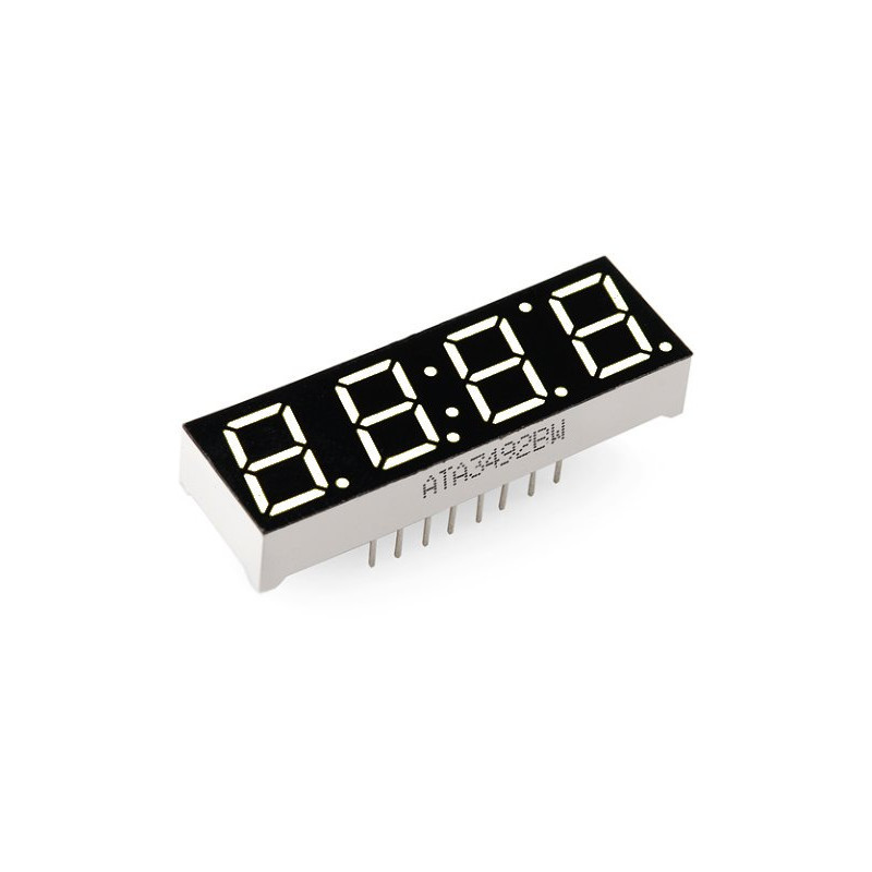 Afficheur 7 Segments 4 Digits 0.56" HORLOGE (Rouge) — TET Electronics Tunisie
