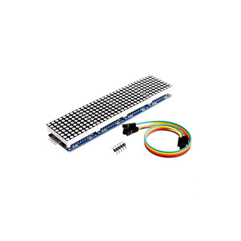 Module MAX7219 4 Matrice Led Rouge 8*8 5pin — TET Electronics Tunisie