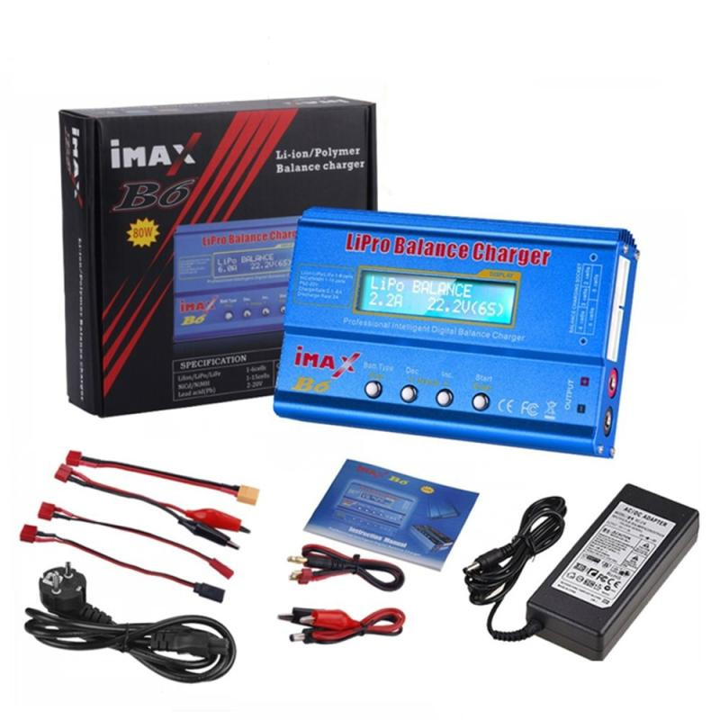 Chargeur Batterie LIPO IMAX B6 AC 80W Avec Adaptateur Et Accessoires — TET Electronics Tunisie