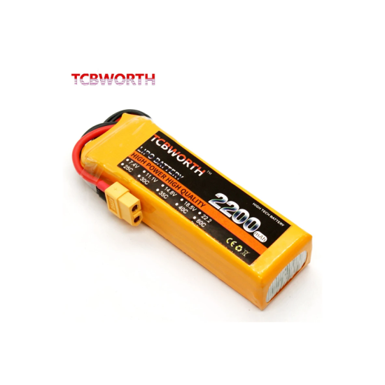 Batterie Lipo 3S 11.1V 2200mAh 35C-XT60 — TET Electronics Tunisie
