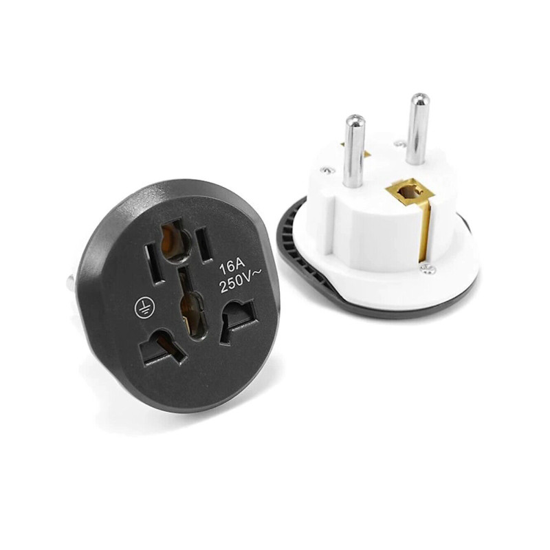 Adaptateur Secteur Prise AU US UK CN Vers EU Universel Europe France 16A — TET Electronics Tunisie