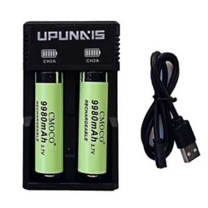 Chargeur USB Pour Piles 18650 3.7V — TET Electronics Tunisie