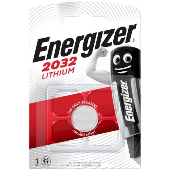 Pile CR2032 Energizer Lithium 3V — TET Electronics Tunisie