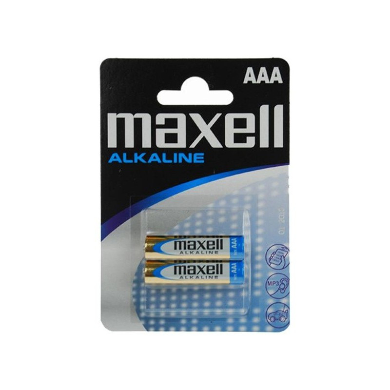 Piles AAA Maxell Alcaline LR03 (2 PCS) — TET Electronics Tunisie