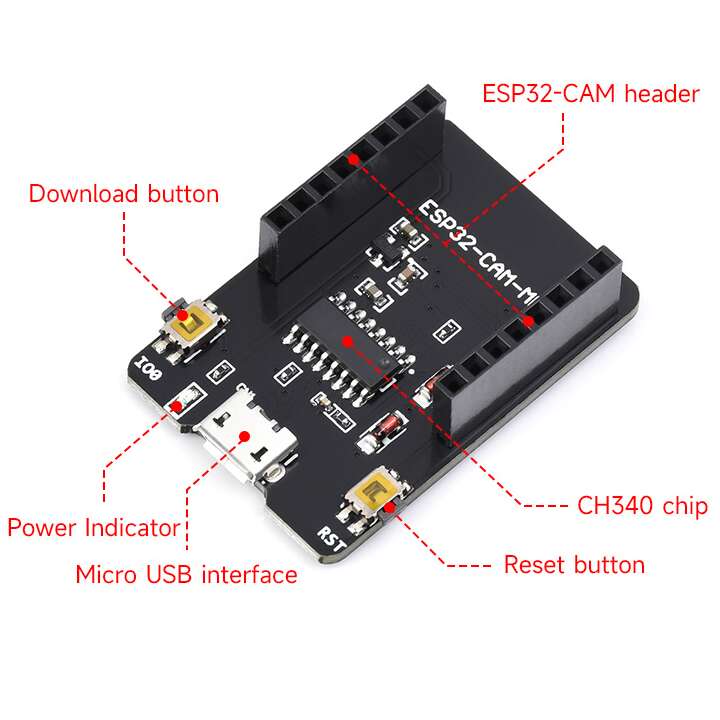 Module shield de programmation ESP32-CAM-MB — TET Electronics Tunisie