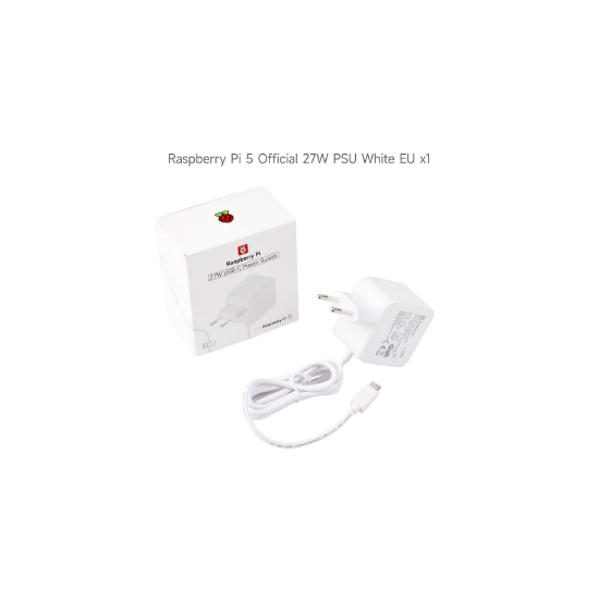 Alimentation Officielle Raspberry Pi 5 27W USB-C — TET Electronics Tunisie
