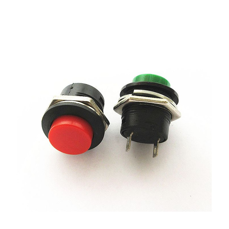 Bouton Poussoir R13-507 Momentané ON/OFF 16MM 3A 125V — TET Electronics Tunisie