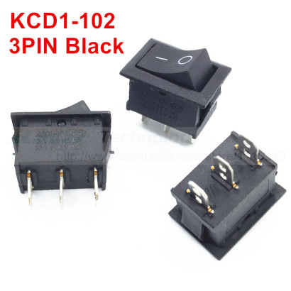 KCD1-102 Interrupteur On/Off 3 Pines 15*21mm — TET Electronics Tunisie