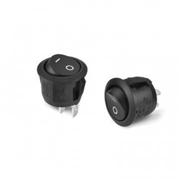KCD1-105 Interrupteur On/Off Rond, 2 Pines, 23mm — TET Electronics Tunisie