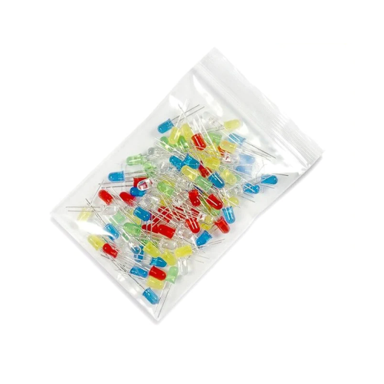 Kit 100 Diode LED 5mm Light Assorti DIY — TET Electronics Tunisie