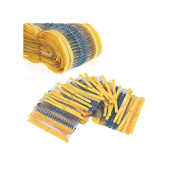 Kit Résistances 1/4W 1% 30 Valeurs (600ps) — TET Electronics Tunisie