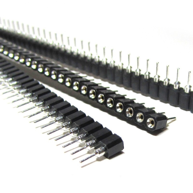 Barrette Tulipe 40 PINES Femelle Rond Simple 2.54mm — TET Electronics Tunisie