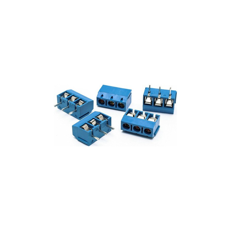 Bornier à Vis KF301 3 PINES 5mm — TET Electronics Tunisie