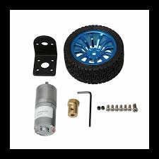 Kit Moteur 25GA370 12V DC 280RPM + Roue 65mm — TET Electronics Tunisie