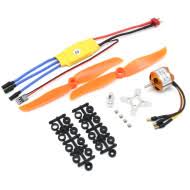 Kit Moteur Brushless A2212 2200KV Hélices 6045 L/R — TET Electronics Tunisie