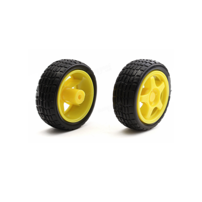 Roue 66mm pour Moteur DC 3-6V — TET Electronics Tunisie